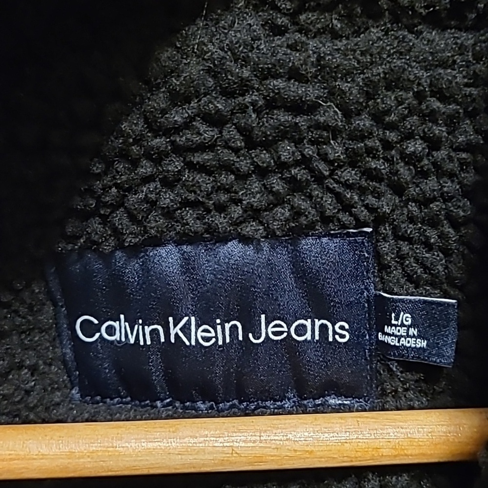 Calvin Klein Jeans Denim jacket size Large - Picture 3 of 6